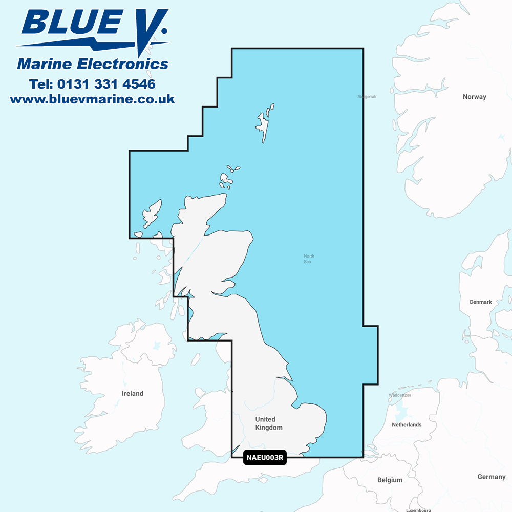 Garmin Navionics+ Regular Great Britain, Northeast Coast Chart NSEU003R