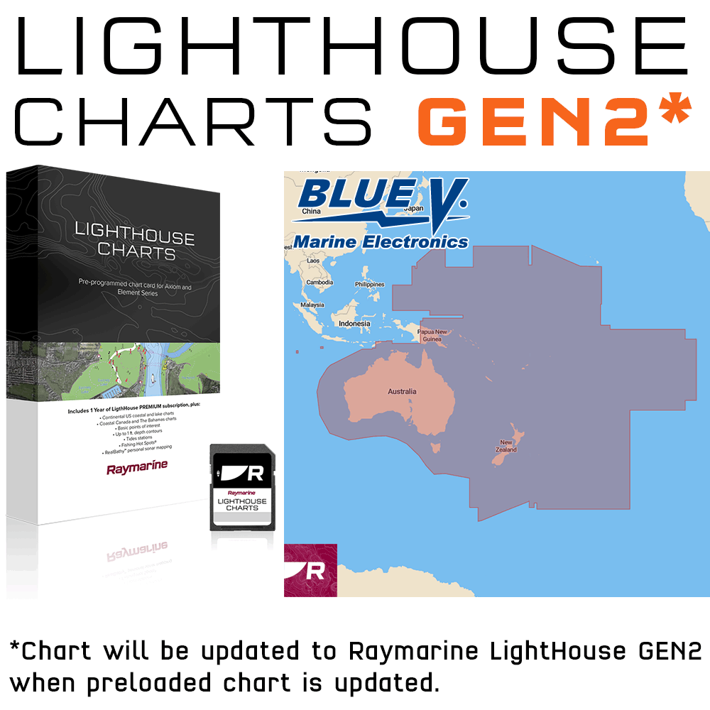 Raymarine LightHouse Australia & New Zealand Chart R70794-AUS