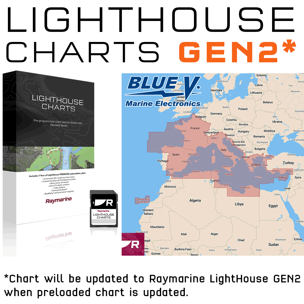 Raymarine LightHouse Mediterranean Chart R70794-MED