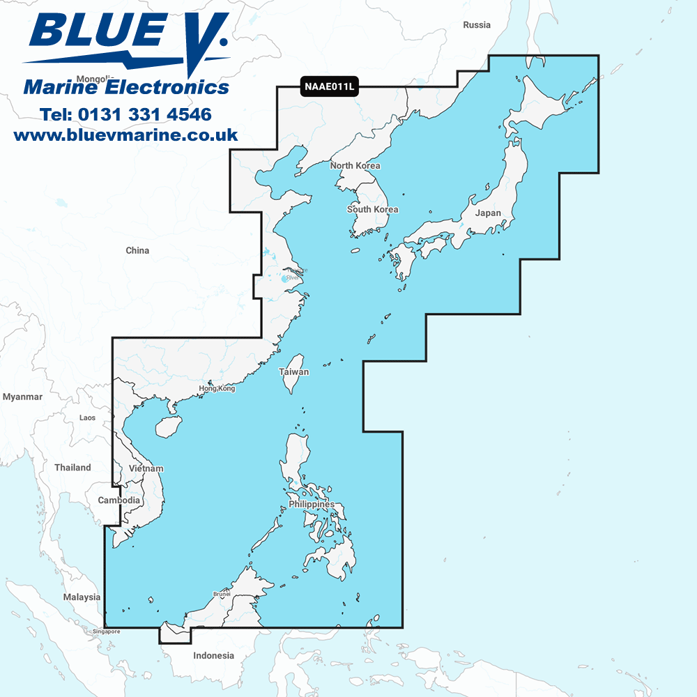 Navionics+ Large China Sea & Japan Chart NAAE011L